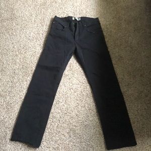 Wrangler Straight Fit Black Jeans
